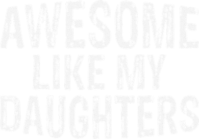 Awesome Like My Daughters Fathers Day Birthday Christmas Doggie Tank