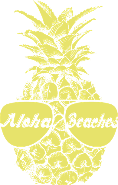 Aloha Beaches Pineapple Kids T-Shirt