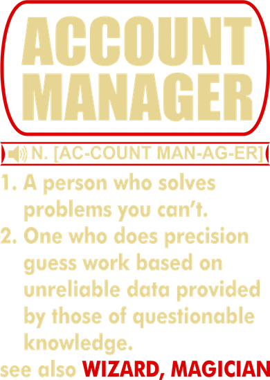 Account Manager Dictionary Definition Term Hoodie