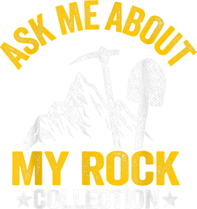 Ask Me About My Rock Collection Collector Jokes Geologist Women's Dry Zone Grid Polo