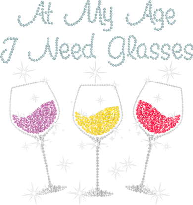 At My Age I Need Glasses  Women's Hoodie