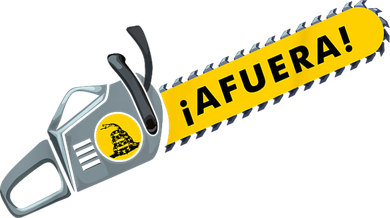 Afuera Milei Chainsaw Libertarian Ancap Liberty Freedom Baby Bodysuit