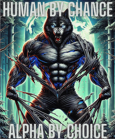Alpha Male Human By Chance Alpha By Choice Alpha Wolf Mousepad
