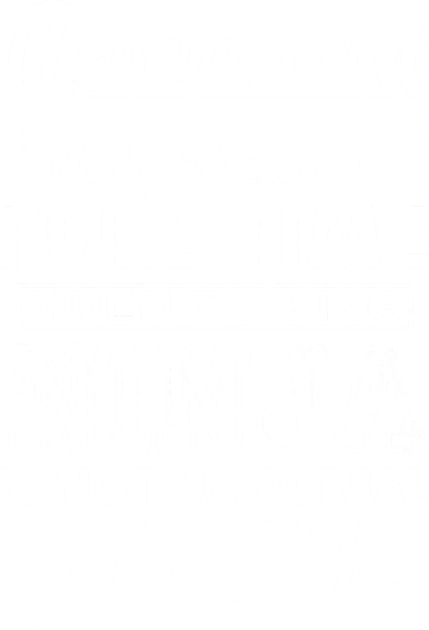 Funny Accountant Full Time Ninja Coffee Mug