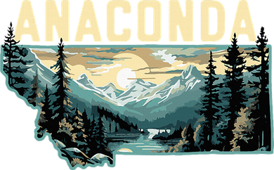 Anaconda Montana Outdoor Art Retro Hiking Toddler Sweatshirt