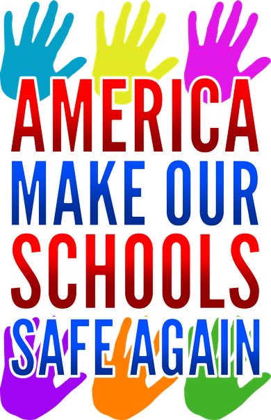 America Make Our Schools Safe Again Kids T-Shirt