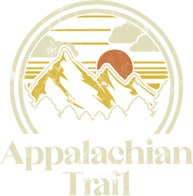 Appalachian Mountains Trail Vintage Hiking Camp Retro Gift Ornament