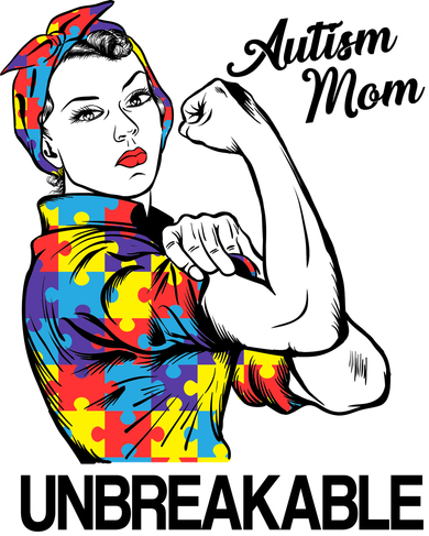 Autism Mom Unbreakable Kids Long Sleeve Shirt