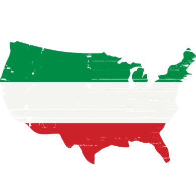 American Made With Italian Parts Italian Pride Italian USA Mousepad