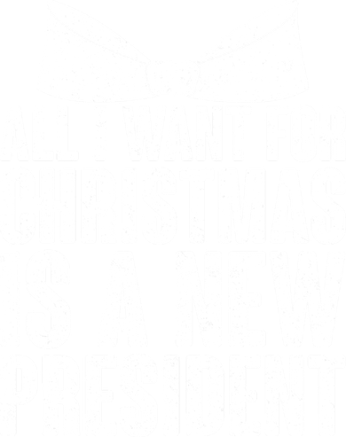 All I Want For Christmas Is A New President Women's Dry Zone Grid Polo