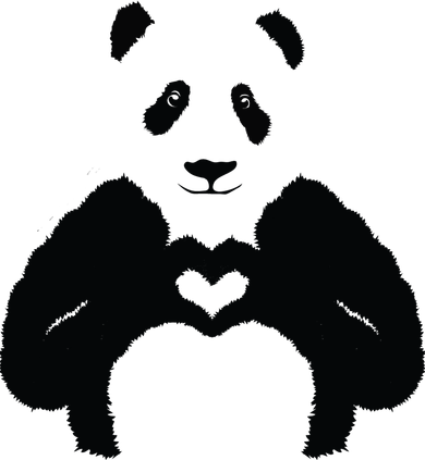 All You Need Is Love Panda Doggie Tank