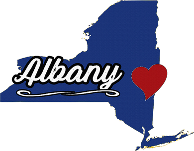 ALBANY New York NY State USA Cute Souvenir City Women's Long Sleeve Shirt