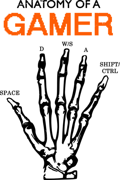 Anatomy Of Gamer Funny Gaming Tank Top