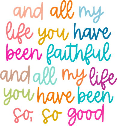 All Of My Life You Have Been Faithful Goodness Of God Toddler Hoodie