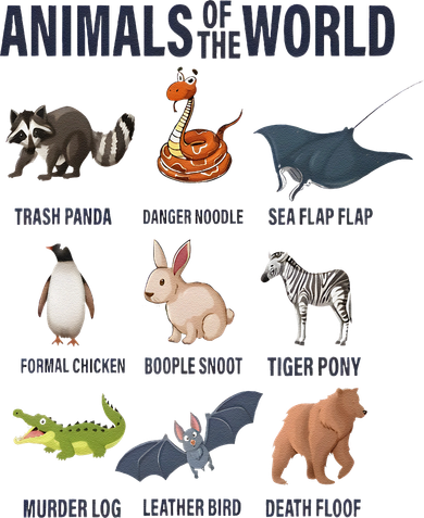 Animals Of The World Trash Panda Danger Noodle Hat