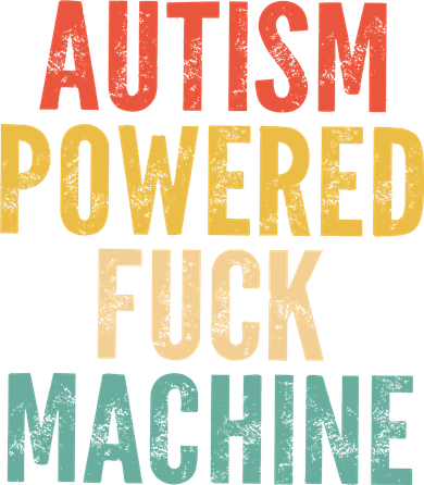 Autism Powered Fck Machine Vintage Autism Awareness Toddler Hoodie