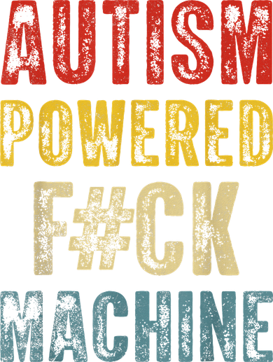 Autism Powered Fck Machine Retro Health Tank Top