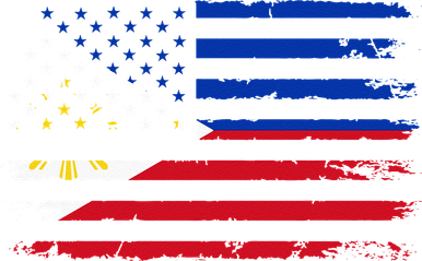 American Philippines Flag Toddler Hoodie
