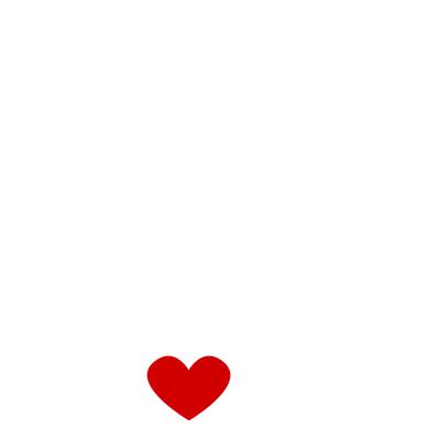 Autism Puzzle Heart Piece Ornament