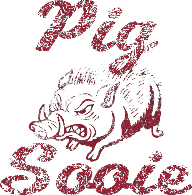 Arkansas (Pig Sooie) Ceramic Ornament
