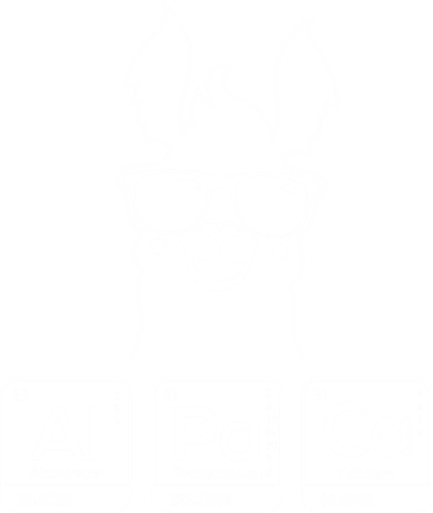 Alpaca Periodic Table Chemist Student Llama Chemistry Nerd Cool Gift Kids Sweatshirt