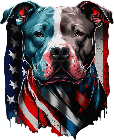 American Pitbull Terrier USA Flag Patriotic Dog 11oz C Handle Ceramic Mug