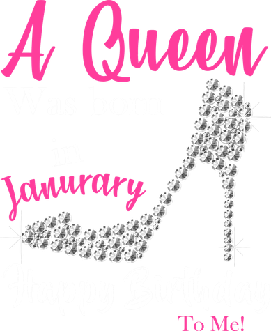 A Queen Was Born In January Birthday Coaster