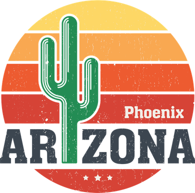 Phoenix Arizona Retro Toddler Hoodie