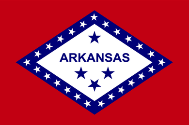 Arkansas State Flag Long Sleeve Shirt