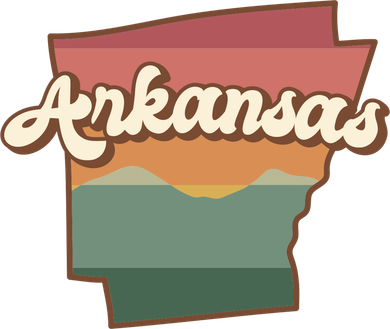 Arkansas Retro Sunset Women's Tank Top