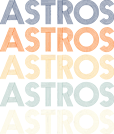 Astros Retro Style 70s 80s Personalized Jersey Tote Bag