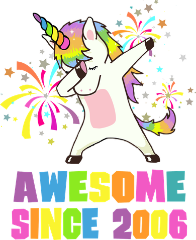Awesome Since 2006 Unicorn 17 Years Old 17th Birthday Tote Bag
