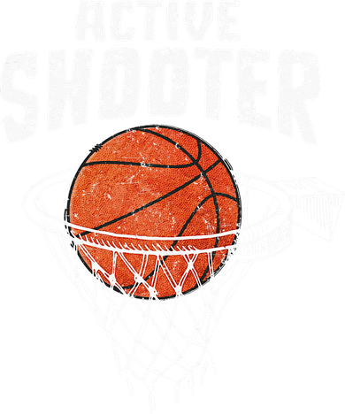 Active Shooter Basketball Lovers Men Women Basketball Player Women's T-Shirt
