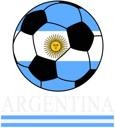 Argentina Soccer Country Flag Ball Kids T-Shirt
