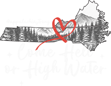 Appalachia Strong Come Hell Or High Water Mountain Kids Hoodie