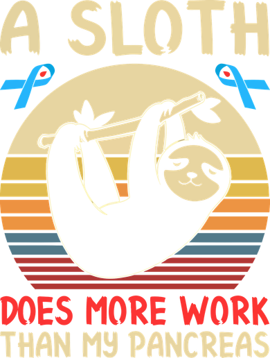 A Sloth Does More Work Than My Pancreas Kids Long Sleeve Shirt