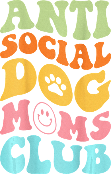ANTI SOCIAL DOG MOMS CLUB Kids Hoodie
