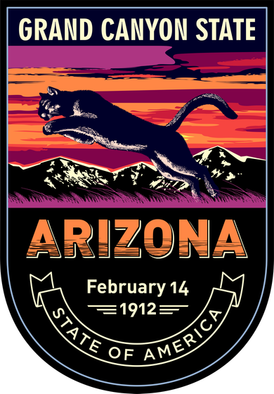 Arizona State Emblem Mousepad