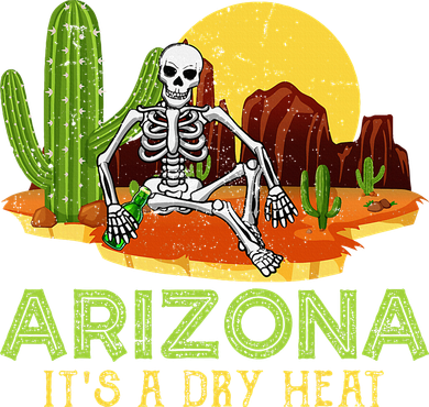 Arizona Skeleton Funny Arizona American 11oz C Handle Ceramic Mug