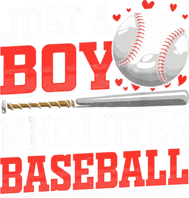 American Sport Just A Boy Who Loves Baseball Gifts For Boy Bucket Hat