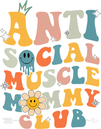 Anti Social Muscle Mommy Club Hoodie