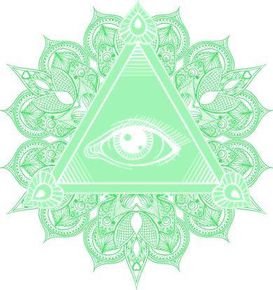 All Seeing Pyramid Eye Coaster
