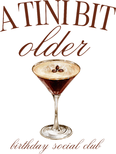 A Tini Bit Older Espresso Martini Birthday Matching Coffee Mug