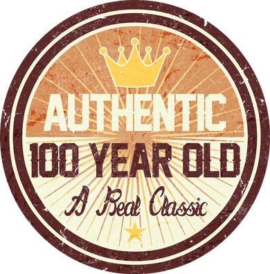 Authentic 100 Year Old Classic 100th Birthday Kids Long Sleeve Shirt