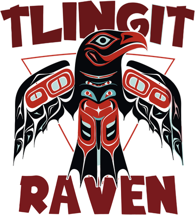 Alaska Tlingit For Native Raven Totem Women's Hoodie