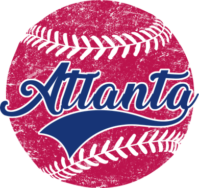 Atlanta Vintage Baseball Fan Women's Long Sleeve Shirt