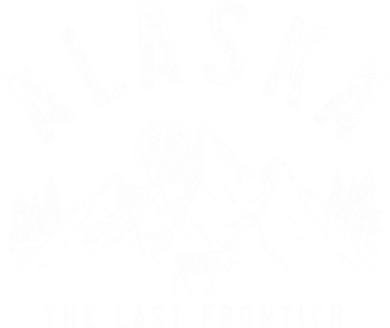 Alaska The Last Frontier Vintage Mountains Moose Hiking Gift Women's Hoodie