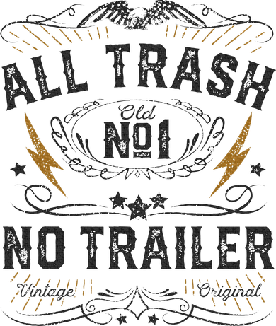 All Trash No Trailer Park Doggie Tank