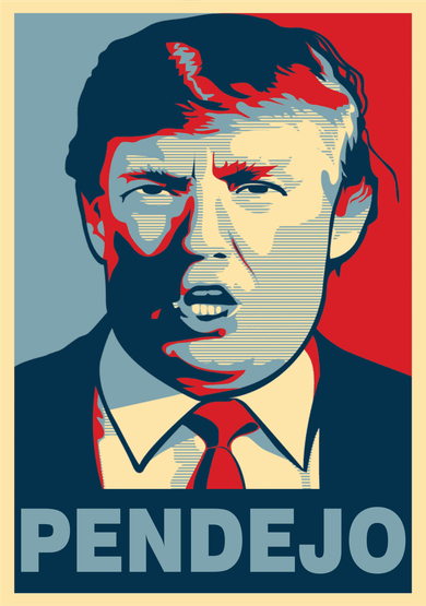 Anti Trump Pendejo Poster Not My President Backpack