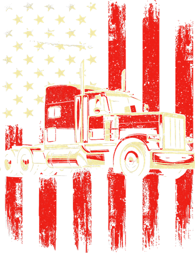 American Trucker Semi Truck Driver Trucking Women's Tank Top